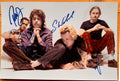 A band autographed poster of Stone Temple Pilots. Signed photo of Scott Weiland, Dean DeLeo, Robert DeLeo and Eric Kretz in blue marker ink signatures. Photograph Scott Weiland autographs for sale on 8x12 inch picture.
